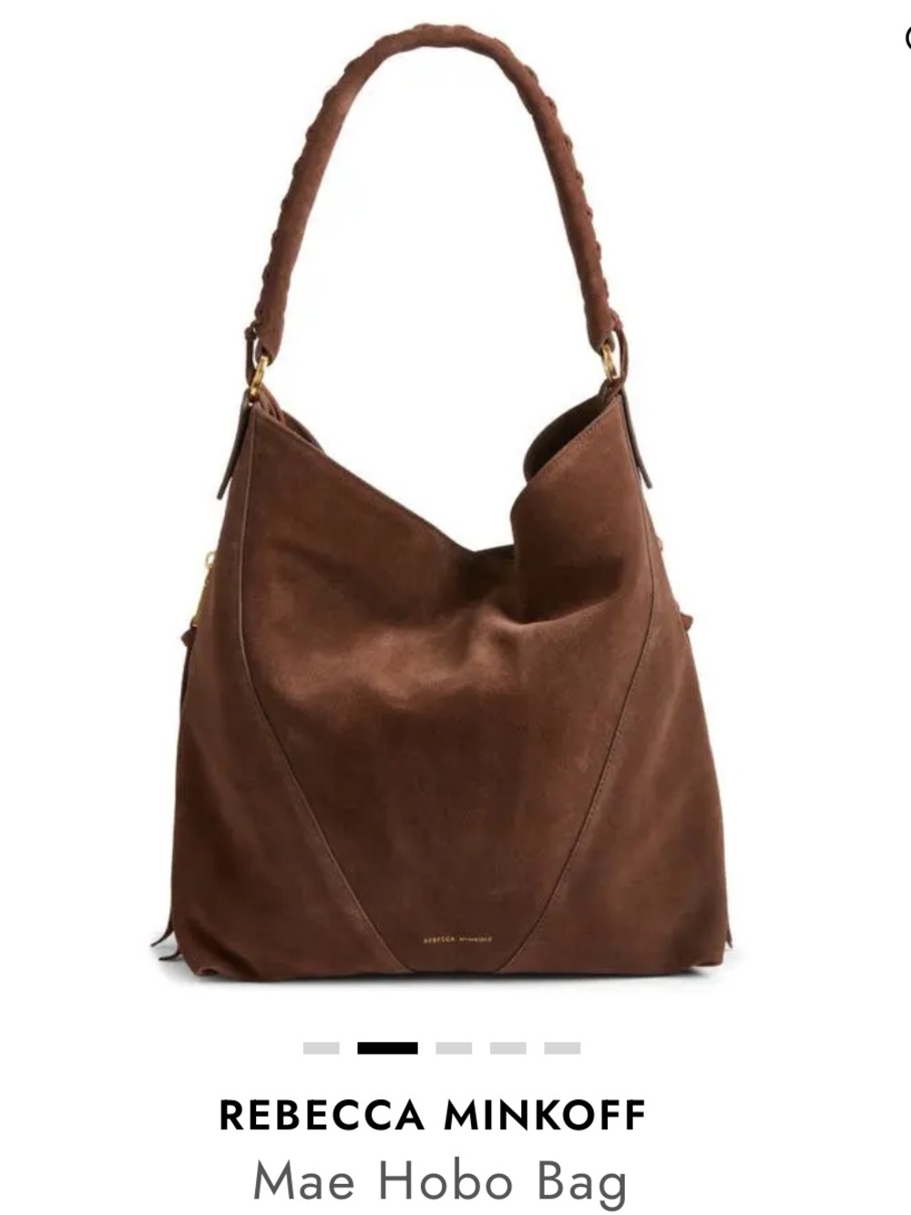 REBECCA MINKOFF
Mae Hobo Bag In Maple Brown/ like new